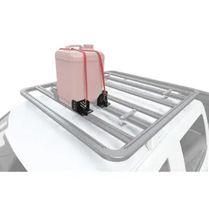 4Pcs Aluminum Platform Cargo Corner Brackets with Ratchet Straps