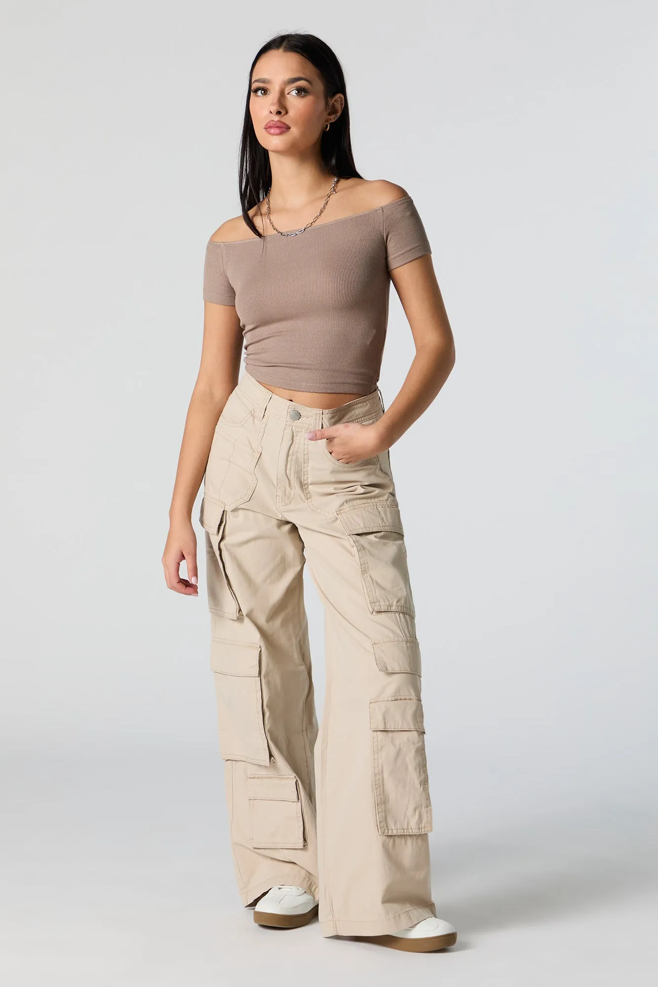 6 Pocket Straight Leg Cargo Pant