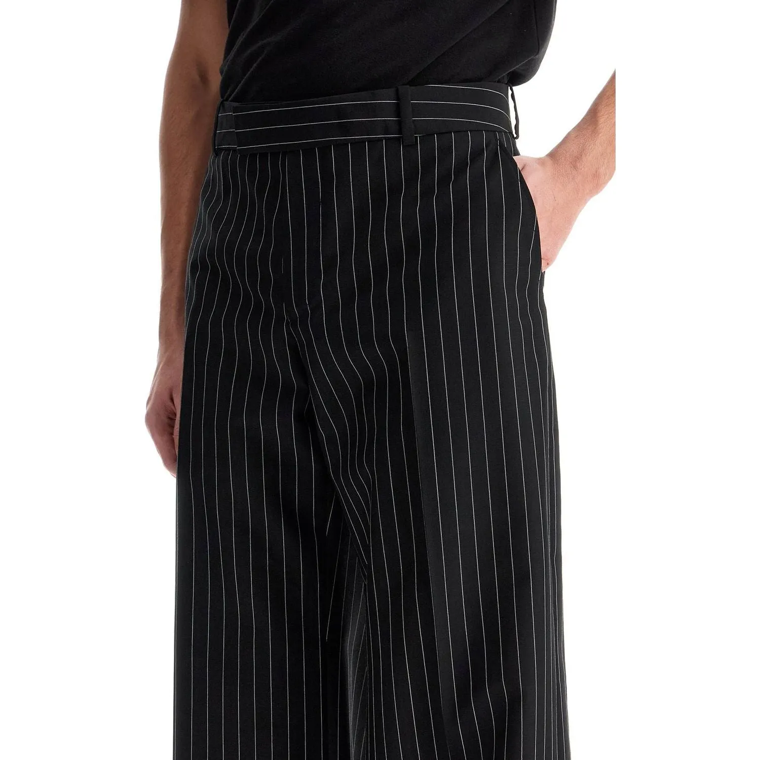 Alexander Mcqueen low-waisted pinstripe