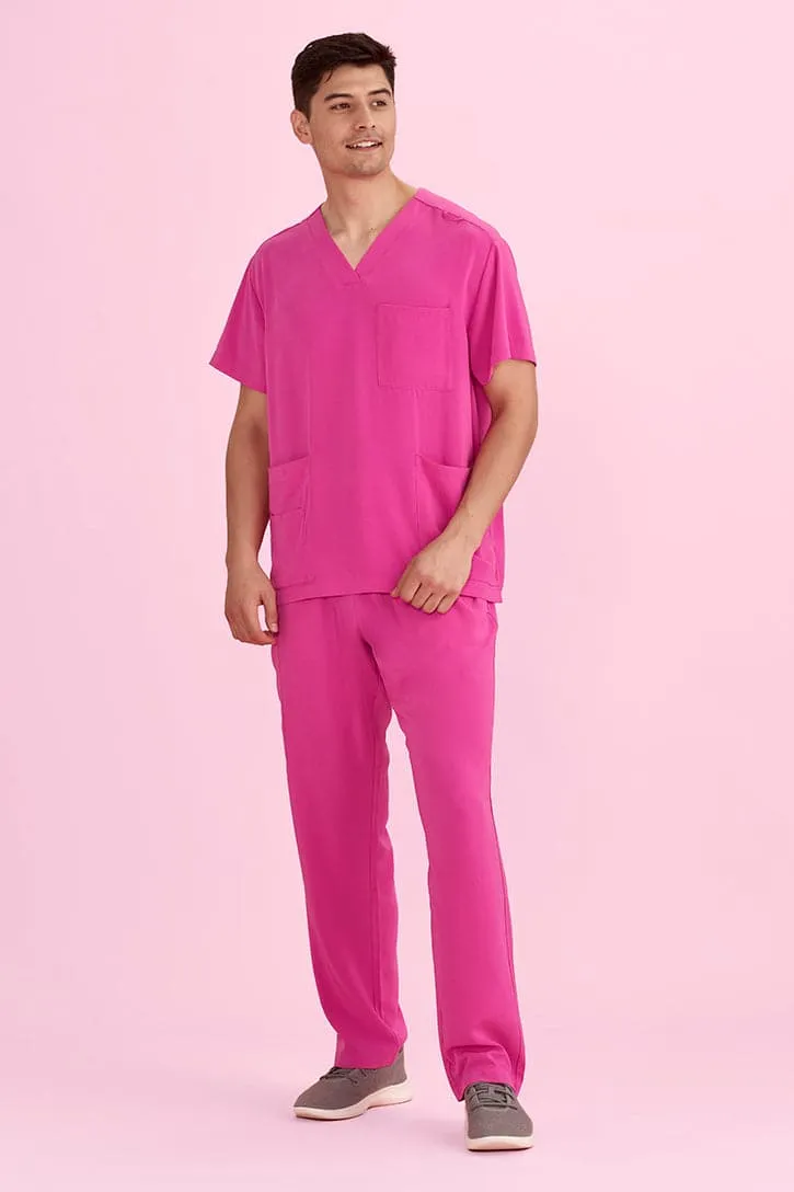 Biz Care Unisex Pink Scrub Pants CSP102UL