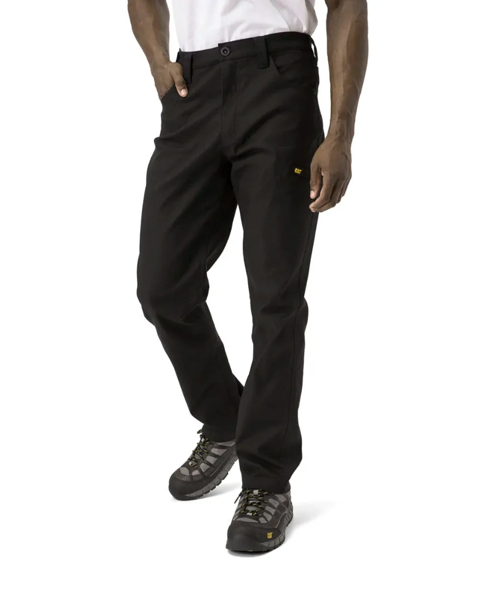 Caterpillar Men's Stretch Canvas Utility Pants - Black