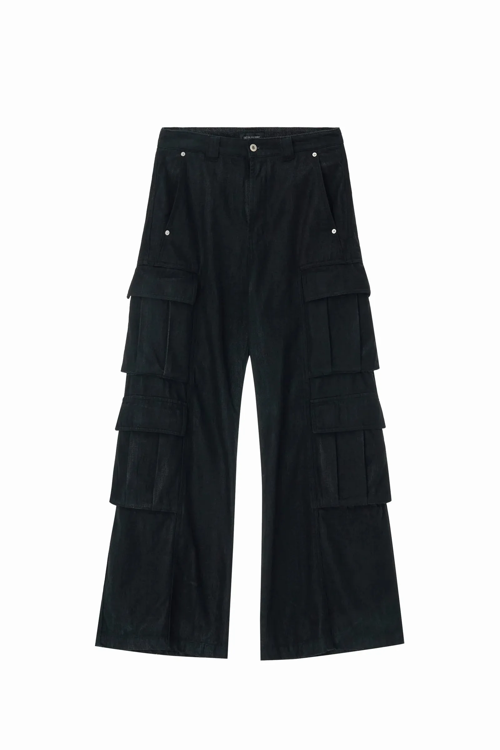 DET BLEV SENT - Men Denim Grattan Pants