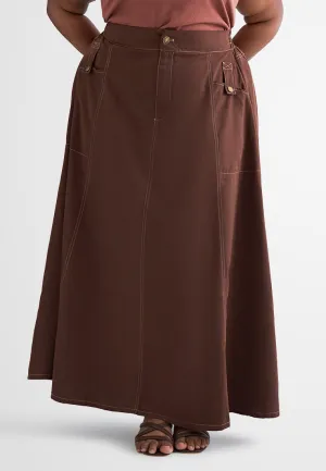 Farina Cargo Front Pocket Skirt