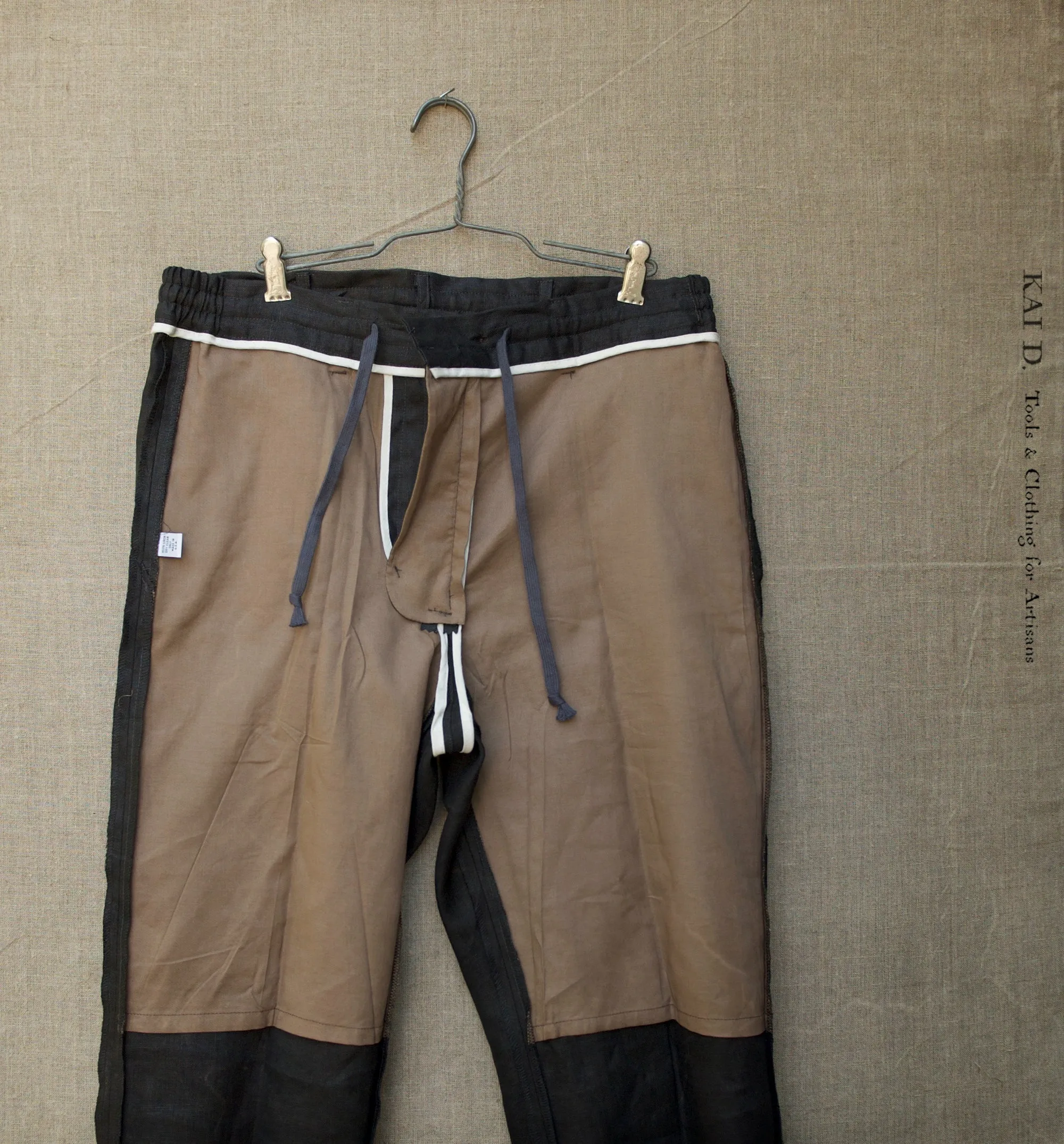 Lukas Pants - Japanese Black Linen - 30, 32, 34, 36, 38