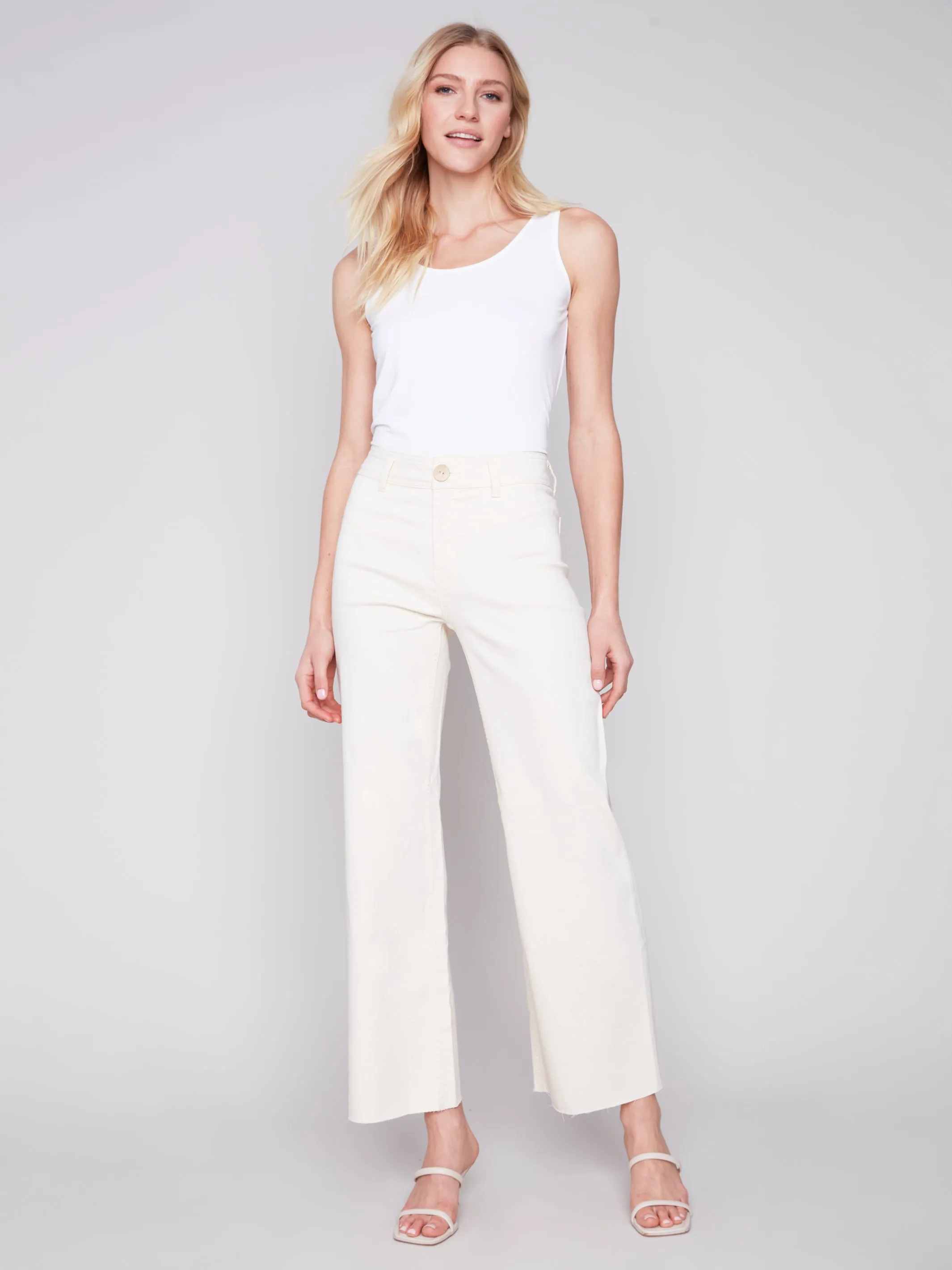 Natural Wide Leg Pant