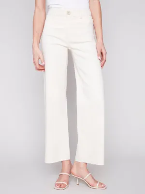 Natural Wide Leg Pant