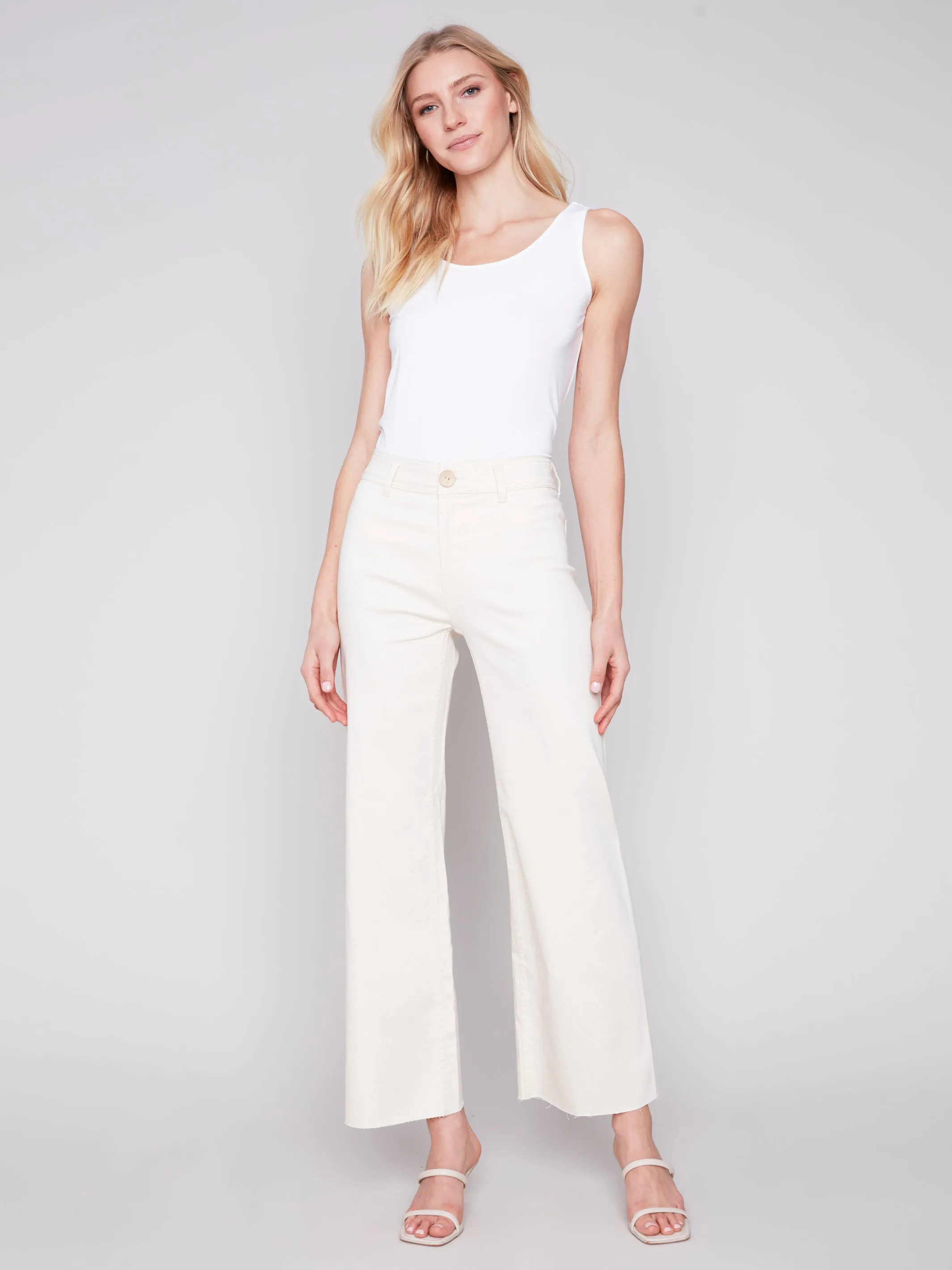 Natural Wide Leg Pant