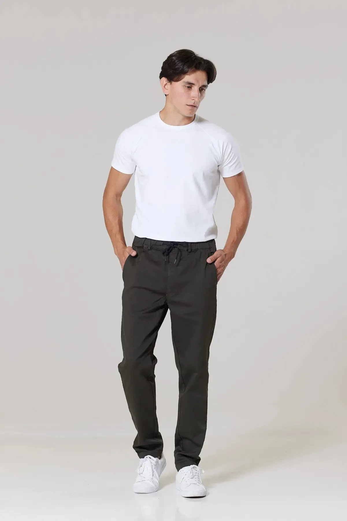 Newington Zip joggers - Olive