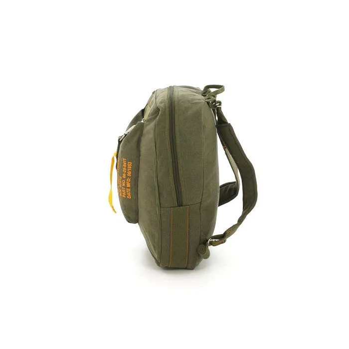 Olive Drab - Vintage Military Style Deployment Flight Bag