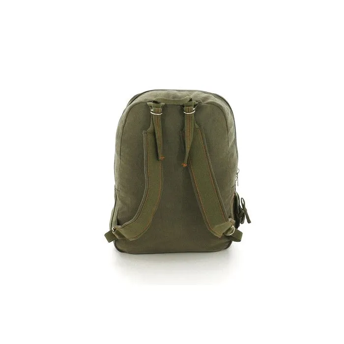 Olive Drab - Vintage Military Style Deployment Flight Bag