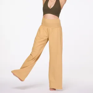 Palazzo Pants Wide Leg pants | Mustard