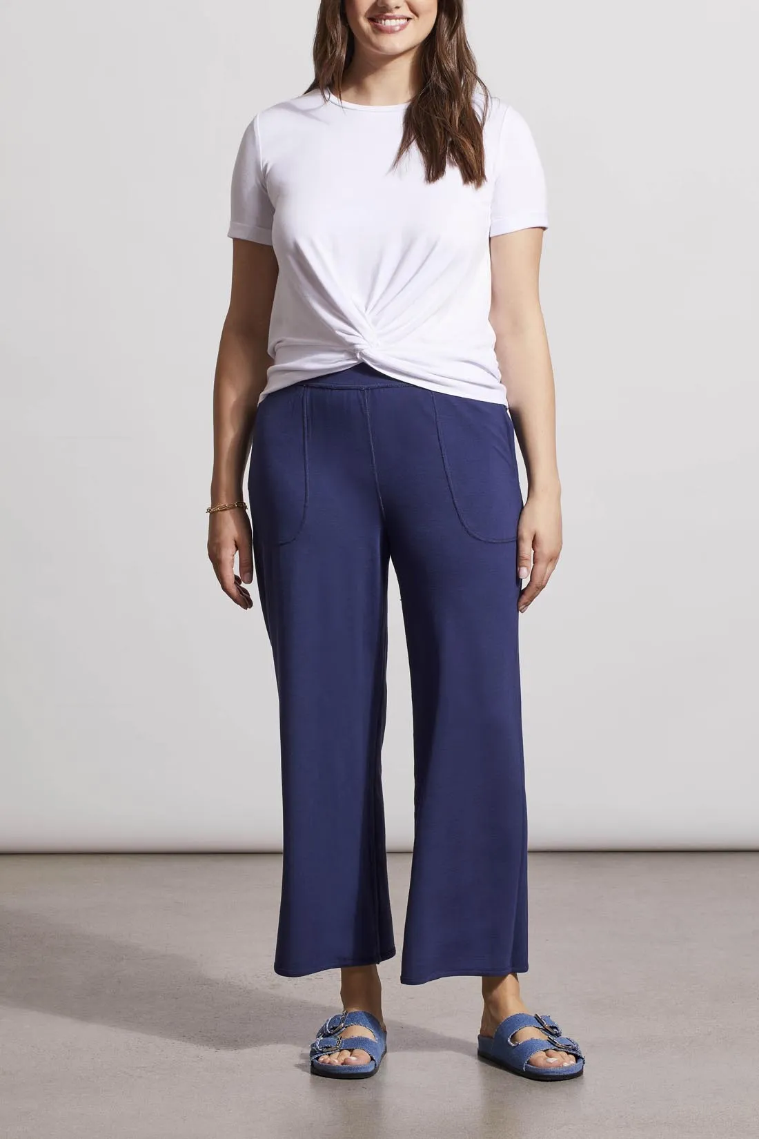 Reversible Crop Wide Leg Pant