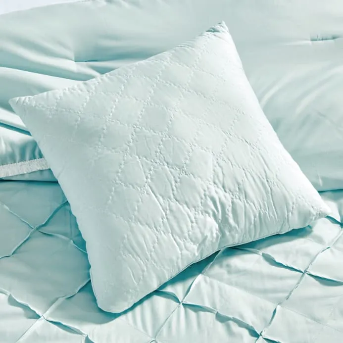 Ruffle Baby Blue Comforter