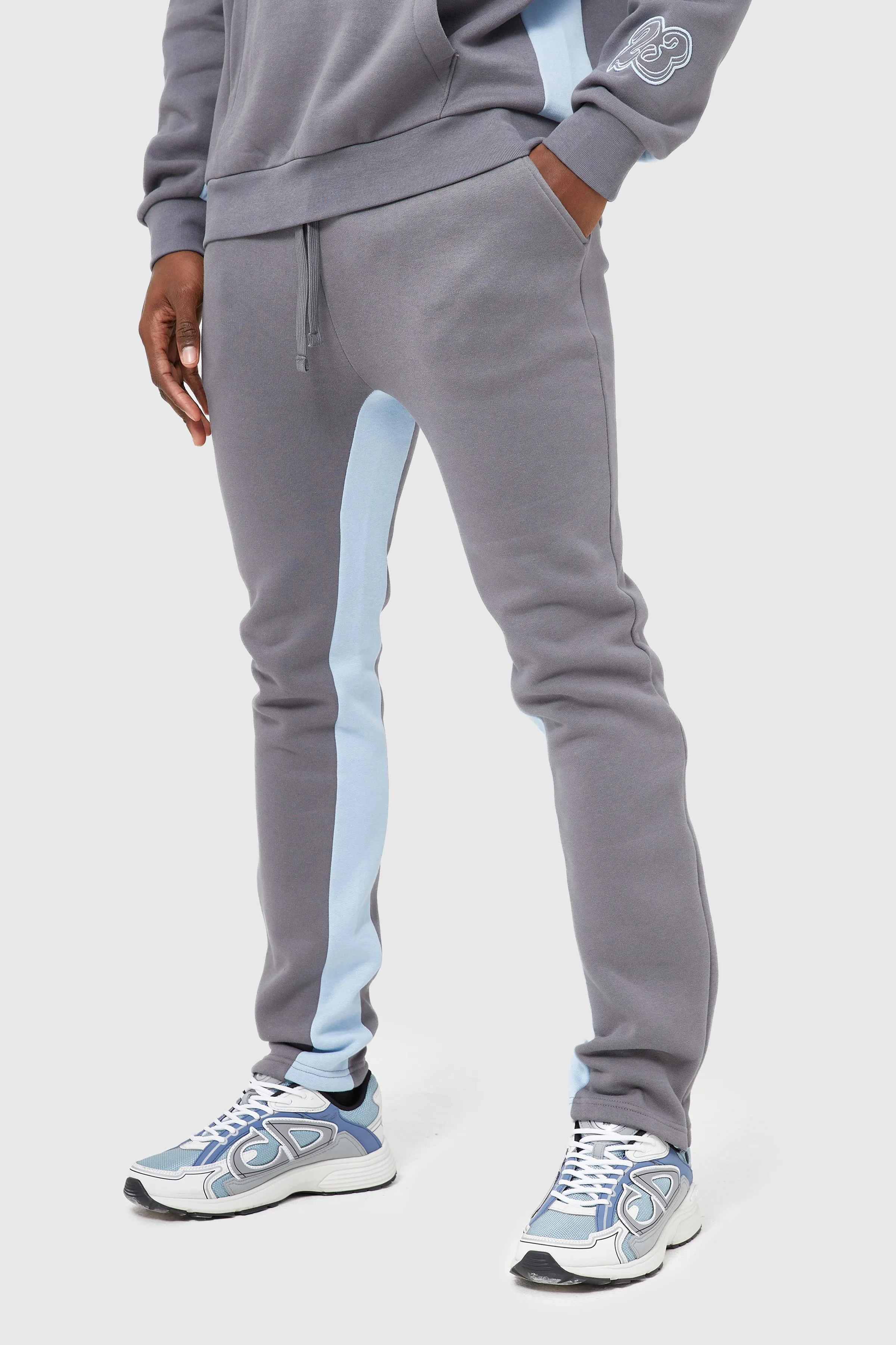 SWISH JOGGER - CHARCOAL/BLUE