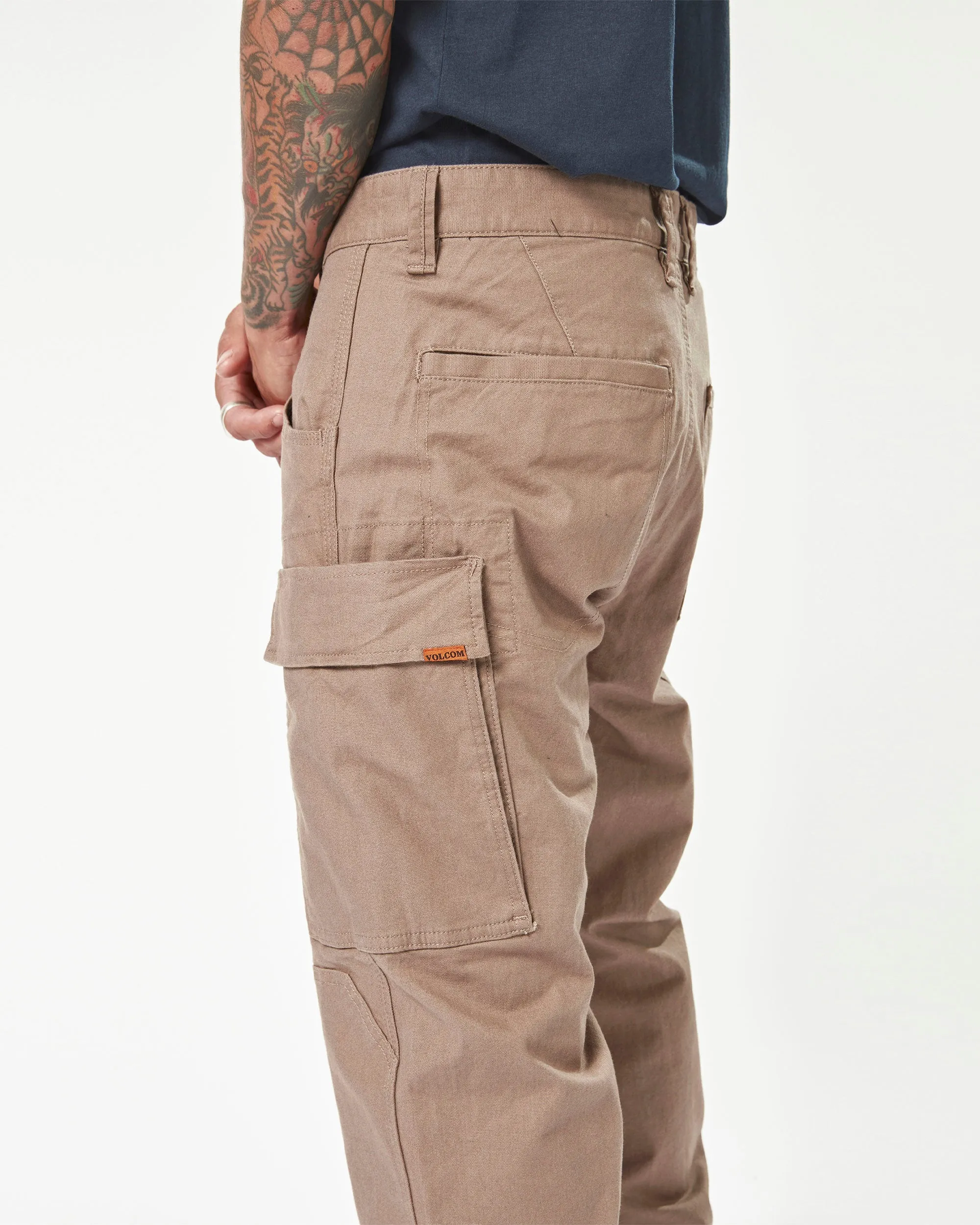 Volcom Workwear Caliper Cuff Pants - Brindle