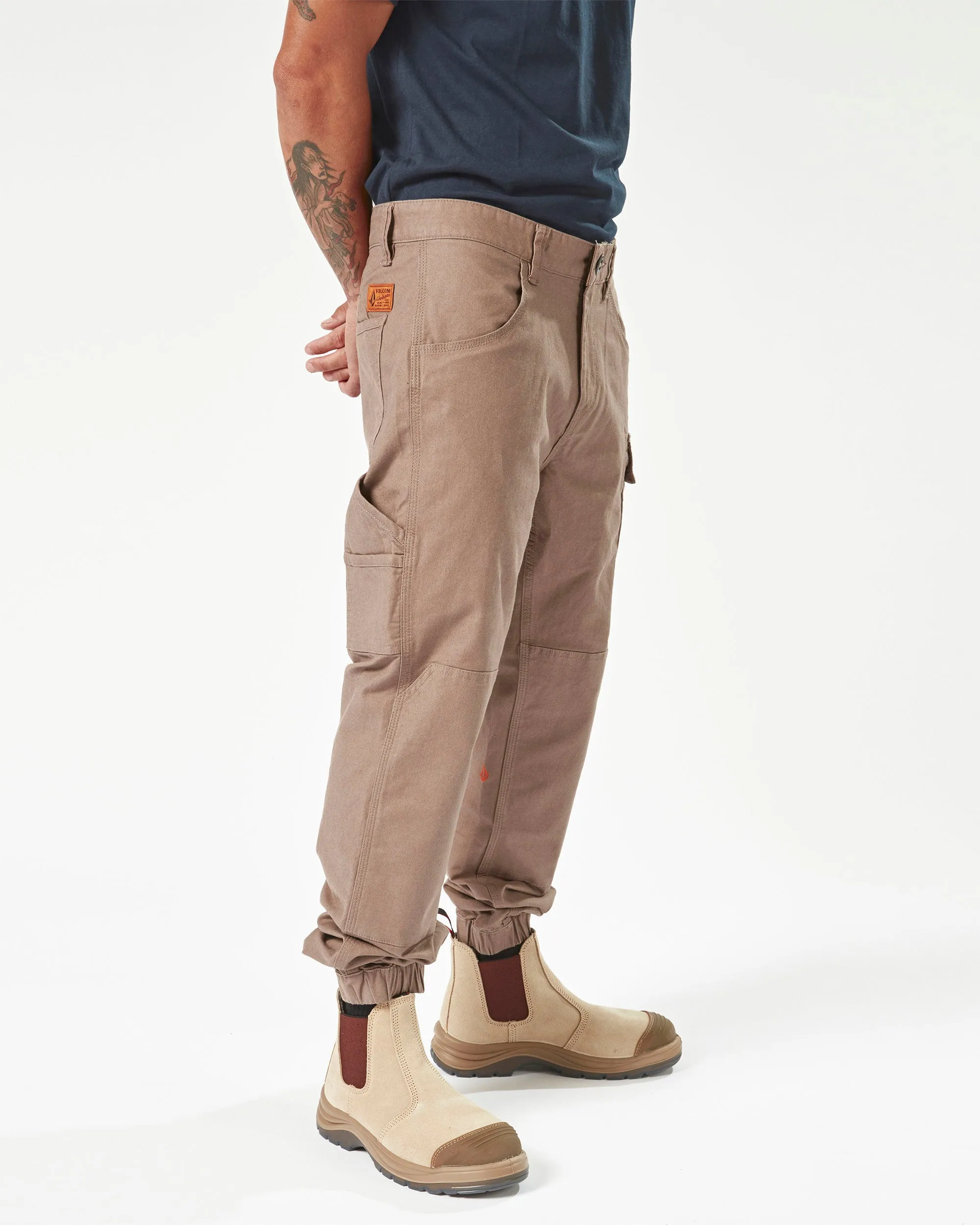 Volcom Workwear Caliper Cuff Pants - Brindle