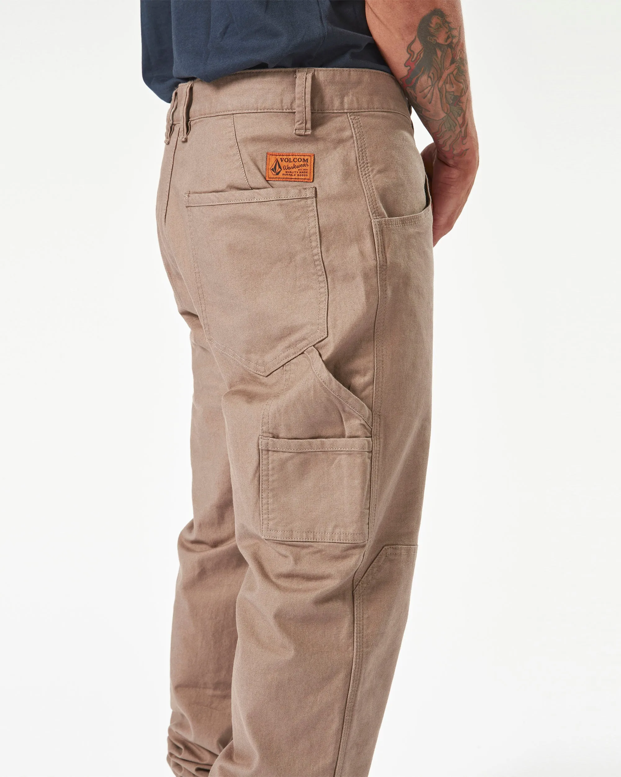 Volcom Workwear Caliper Cuff Pants - Brindle