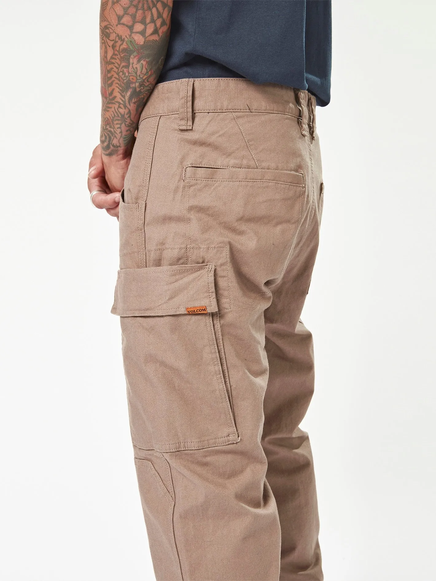 Volcom Workwear Caliper Cuff Pants - Brindle