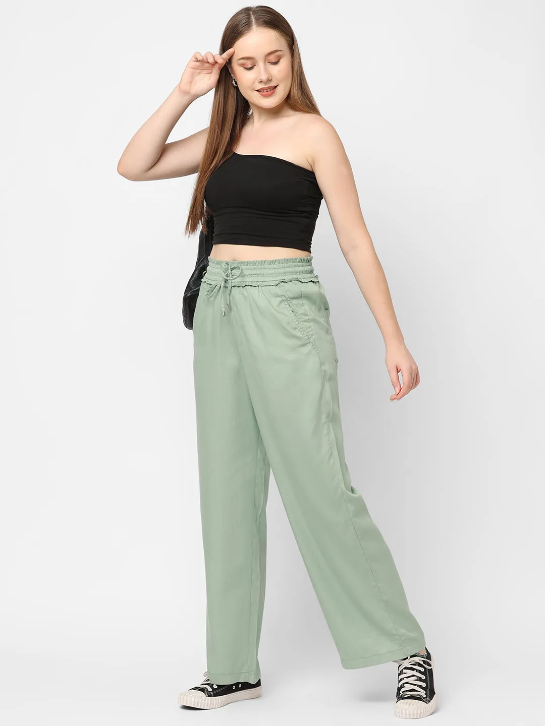 Women High-Rise Wide Leg Jeans