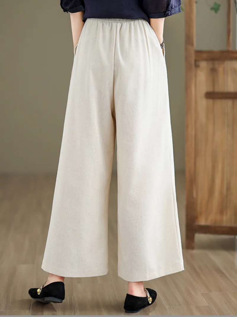 Women’s Everyday Comfort with Stylish Wide Leg Bottom